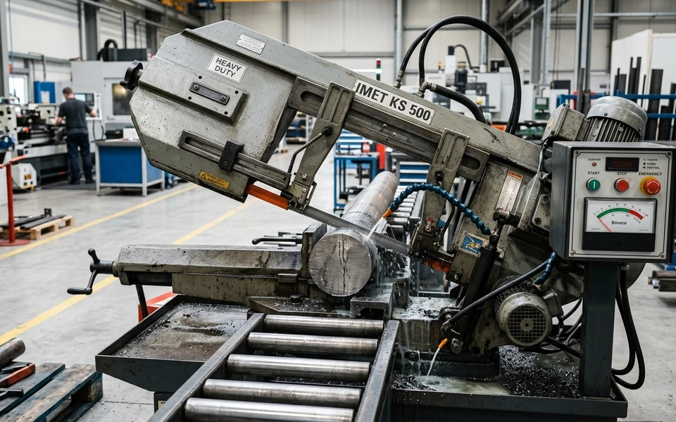 BS-400 Semi-Automatic Horizontal Band Saw Machine